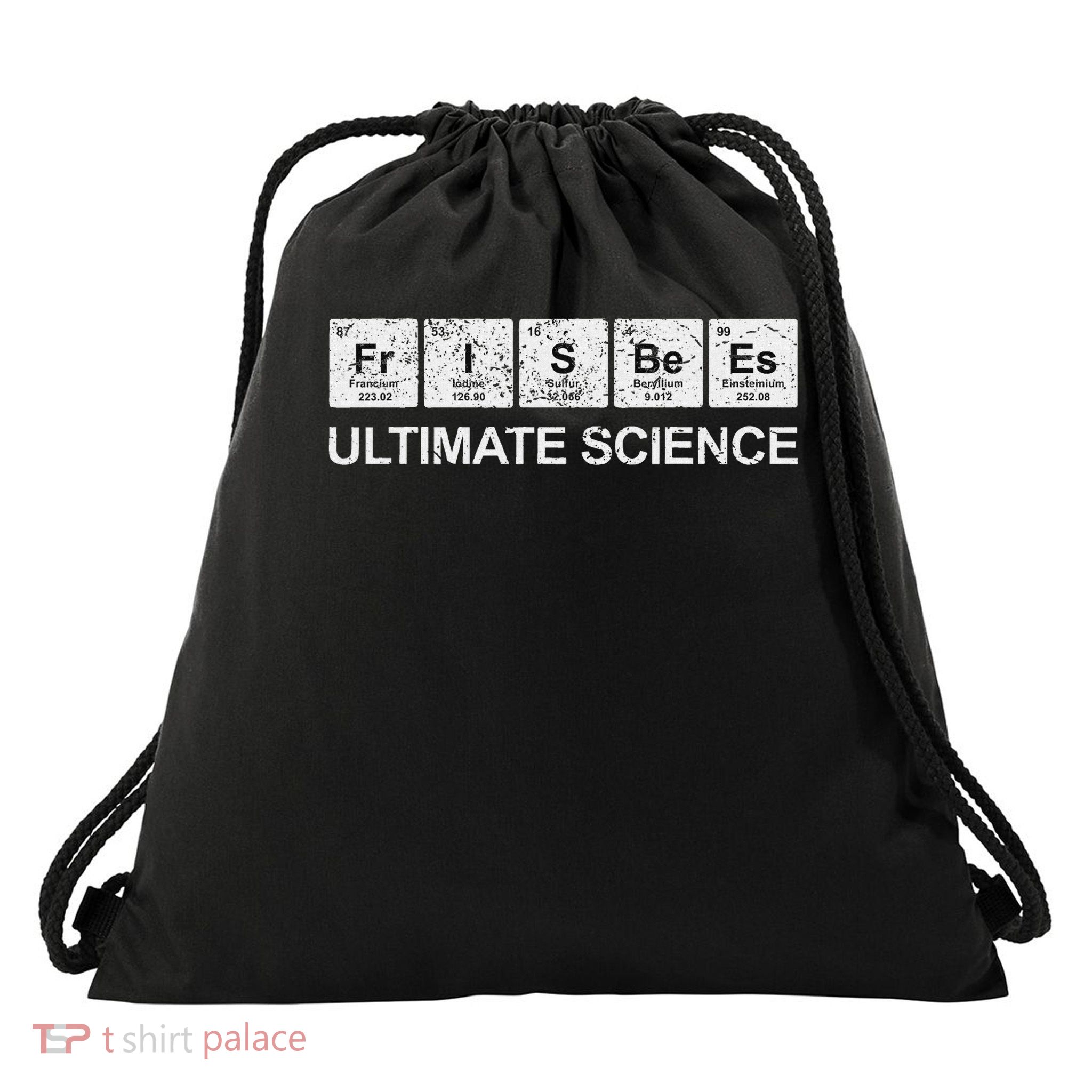 Ultimate Frisbee Funny Frisbee Drawstring Bag