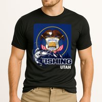 Utah Fishing Flag Of Utah Fishing In Utah Cooling Performance Crew T-Shirt