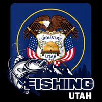Utah Fishing Flag Of Utah Fishing In Utah Cooling Performance Crew T-Shirt