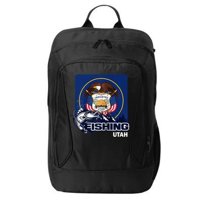 Utah Fishing Flag Of Utah Fishing In Utah City Backpack