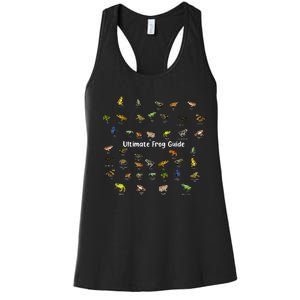 Ultimate Frog Guide Funny Frog Lover Frog Owner Funny Frogs Women's Racerback Tank