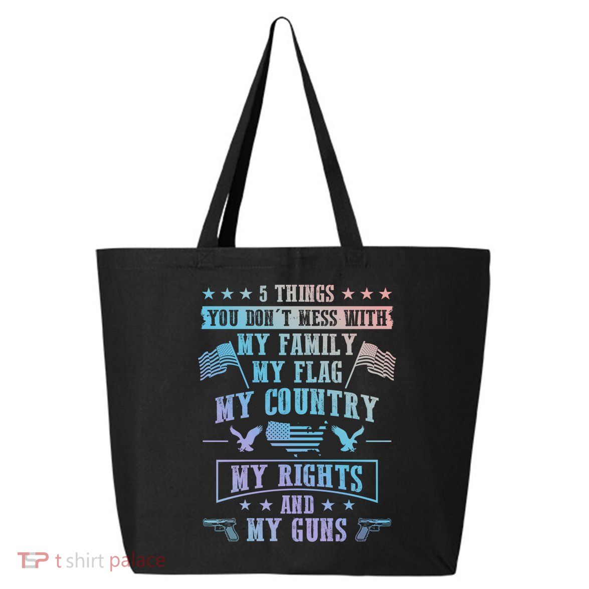 Usa Freedom Good To Be An American Flag Country And Guns Funny Gift 25L Jumbo Tote