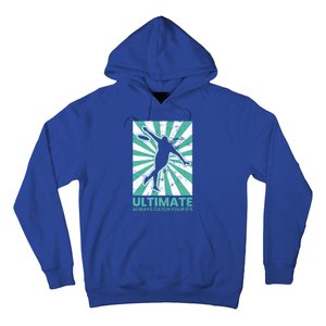 Ultimate Frisbee Gift Catch The Flying Disc Silhouette Hoodie