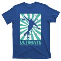 Ultimate Frisbee Gift Catch The Flying Disc Silhouette T-Shirt