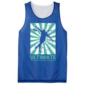 Ultimate Frisbee Gift Catch The Flying Disc Silhouette Mesh Reversible Basketball Jersey Tank