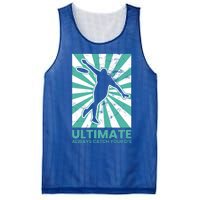 Ultimate Frisbee Gift Catch The Flying Disc Silhouette Mesh Reversible Basketball Jersey Tank