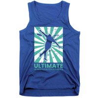 Ultimate Frisbee Gift Catch The Flying Disc Silhouette Tank Top