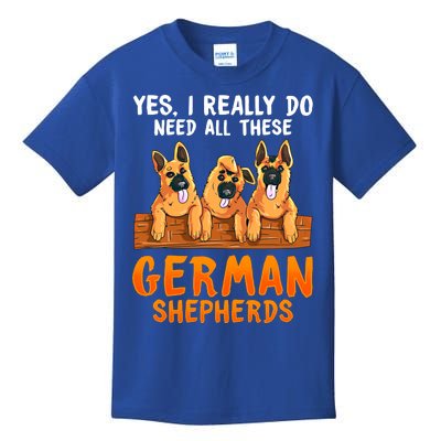 Unique Funny Gift For Ger Shepherd Lovers Moms Dads Sayings Gift Kids T-Shirt