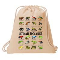 Ultimate Frog Guide Funny Frog Lovers Drawstring Bag