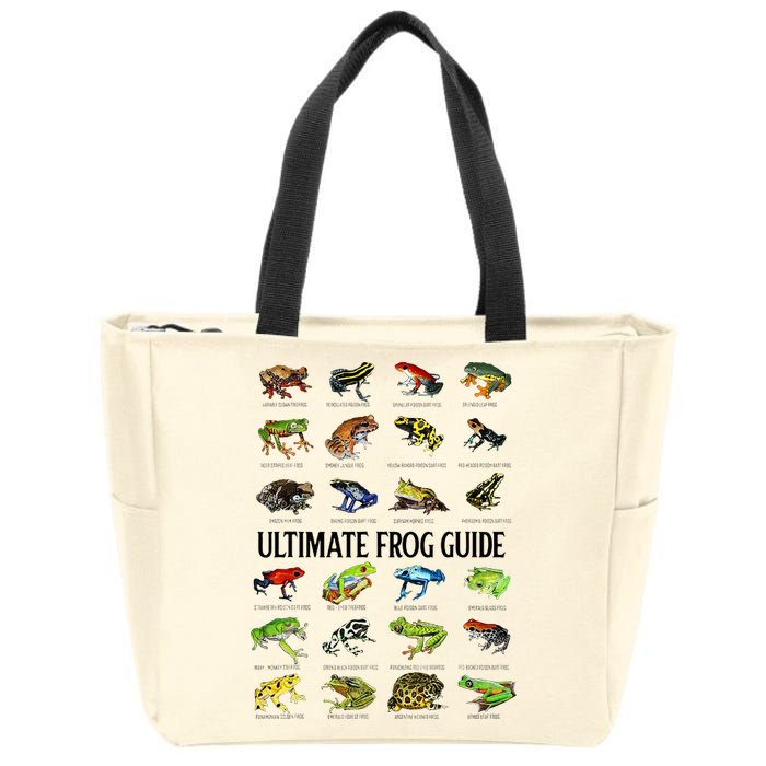 Ultimate Frog Guide Funny Frog Lovers Zip Tote Bag