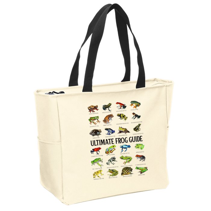 Ultimate Frog Guide Funny Frog Lovers Zip Tote Bag