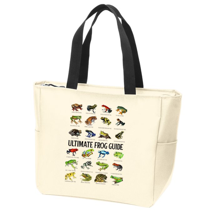 Ultimate Frog Guide Funny Frog Lovers Zip Tote Bag