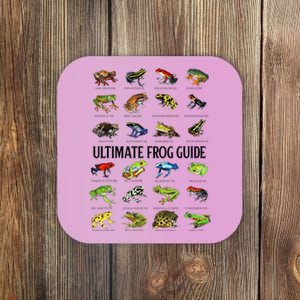 Ultimate Frog Guide Funny Frog Lovers Coaster