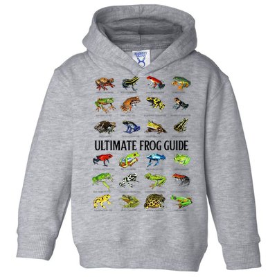 Ultimate Frog Guide Funny Frog Lovers Toddler Hoodie