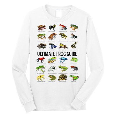 Ultimate Frog Guide Funny Frog Lovers Long Sleeve Shirt