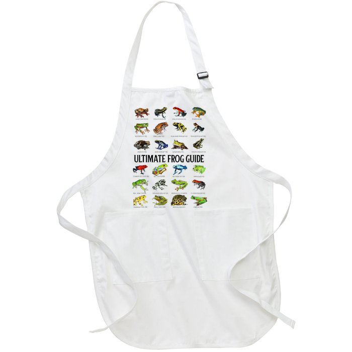 Ultimate Frog Guide Funny Frog Lovers Full-Length Apron With Pockets