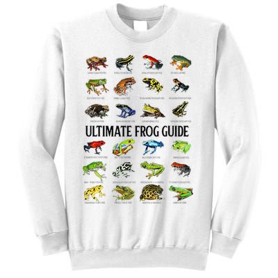 Ultimate Frog Guide Funny Frog Lovers Sweatshirt