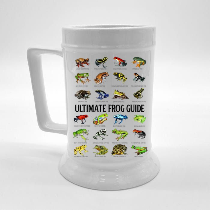 Ultimate Frog Guide Funny Frog Lovers Beer Stein