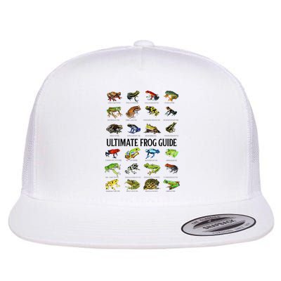 Ultimate Frog Guide Funny Frog Lovers Flat Bill Trucker Hat