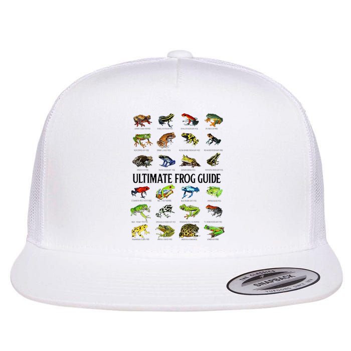 Ultimate Frog Guide Funny Frog Lovers Flat Bill Trucker Hat