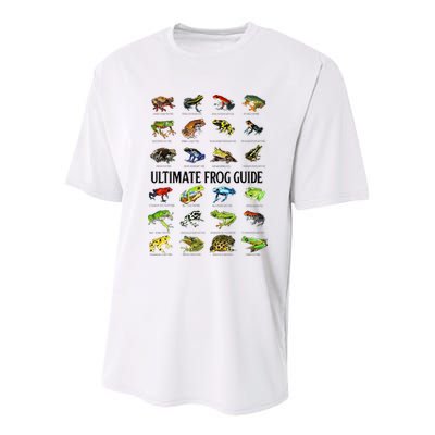 Ultimate Frog Guide Funny Frog Lovers Youth Performance Sprint T-Shirt