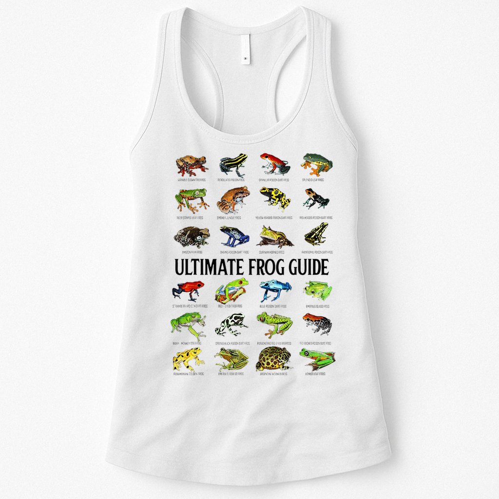 Ultimate Frog Guide Funny Frog Lovers Womens Tank Top