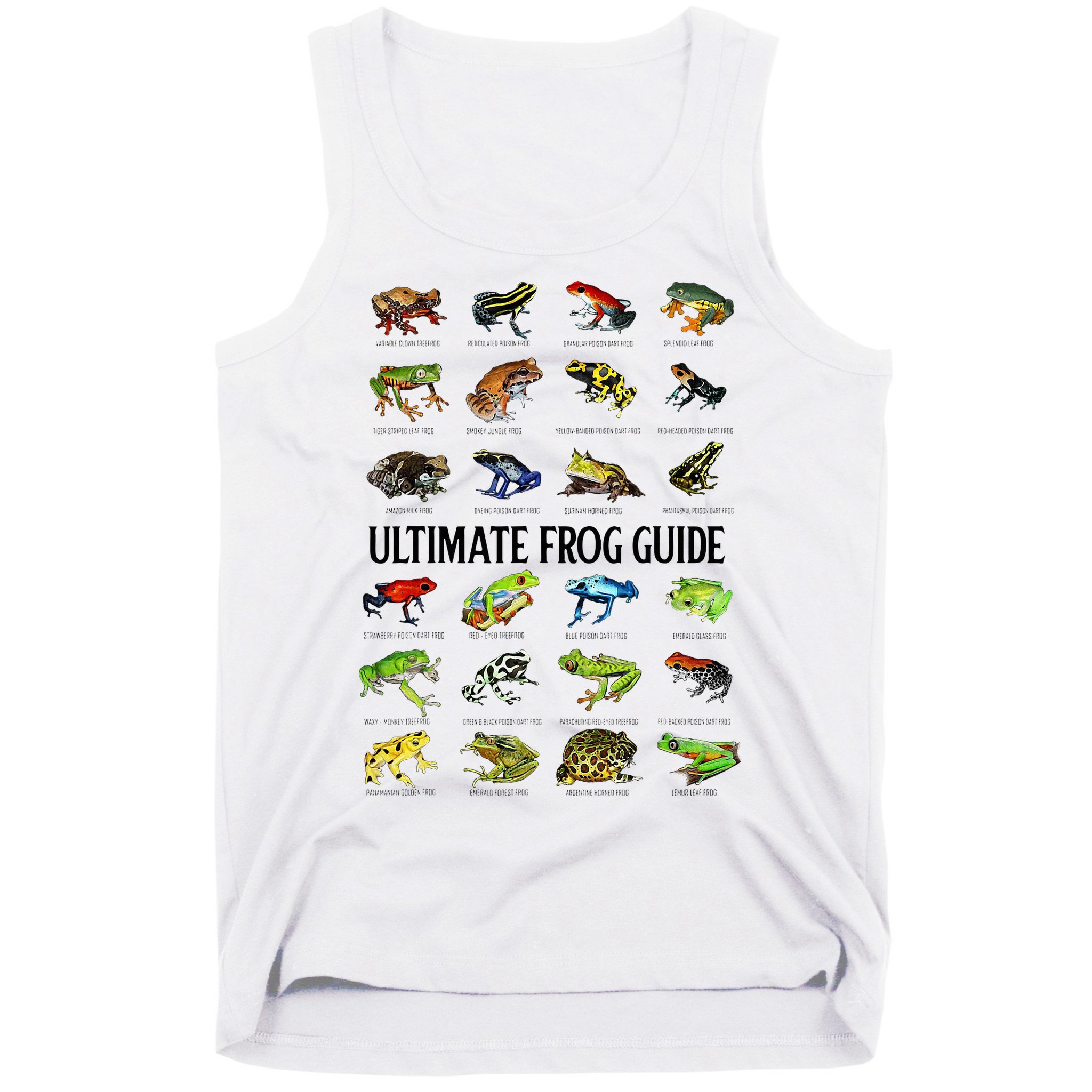 Ultimate Frog Guide Funny Frog Lovers Tank Top