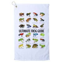 Ultimate Frog Guide Funny Frog Lovers Golf Towel