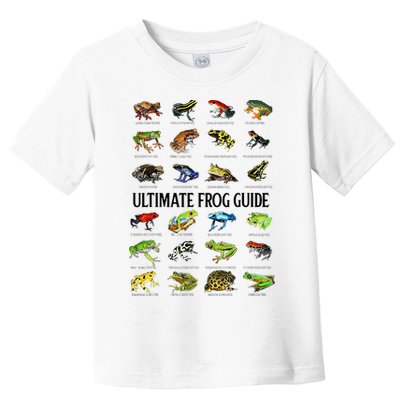 Ultimate Frog Guide Funny Frog Lovers Toddler T-Shirt