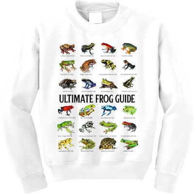 Ultimate Frog Guide Funny Frog Lovers Kids Sweatshirt