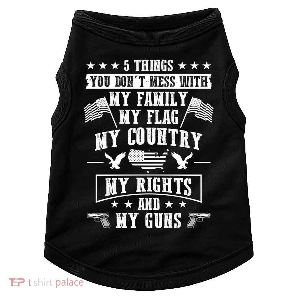 Usa Freedom Good To Be An American Flag Country And Guns Great Gift Doggie Tank