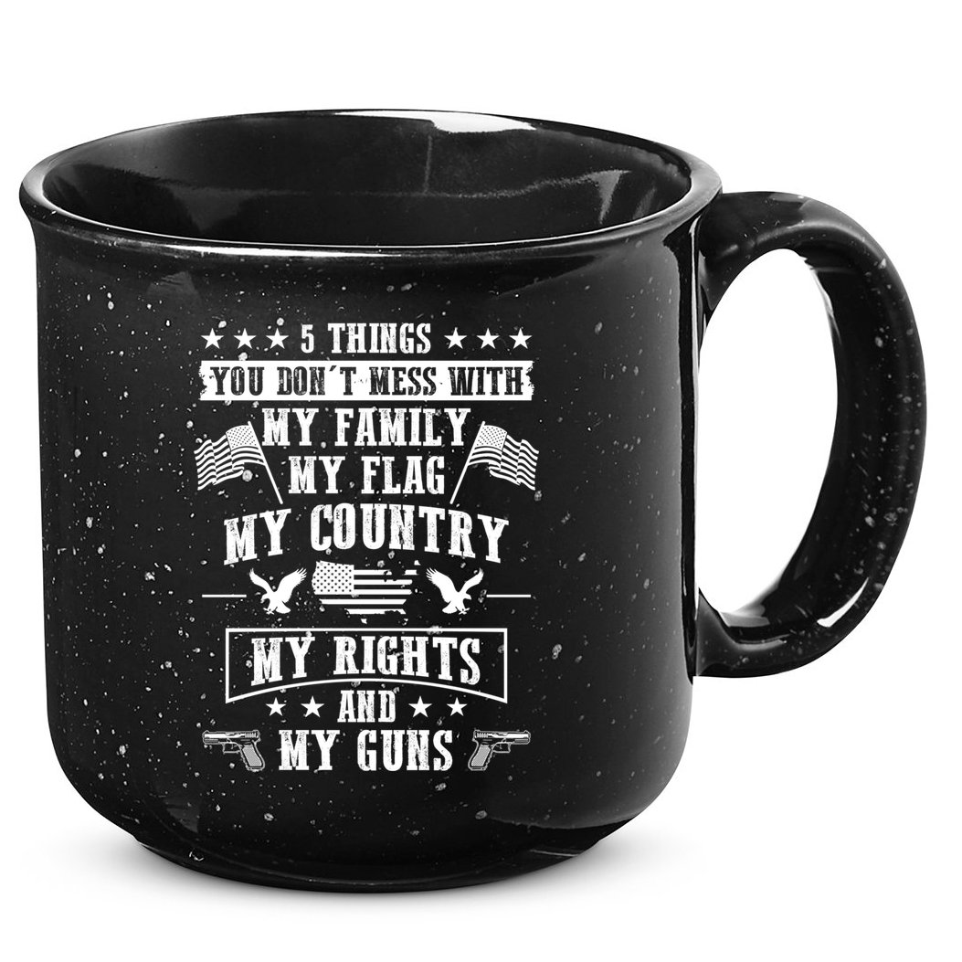 Usa Freedom Good To Be An American Flag Country And Guns Great Gift 15oz Campfire Ceramic Mug