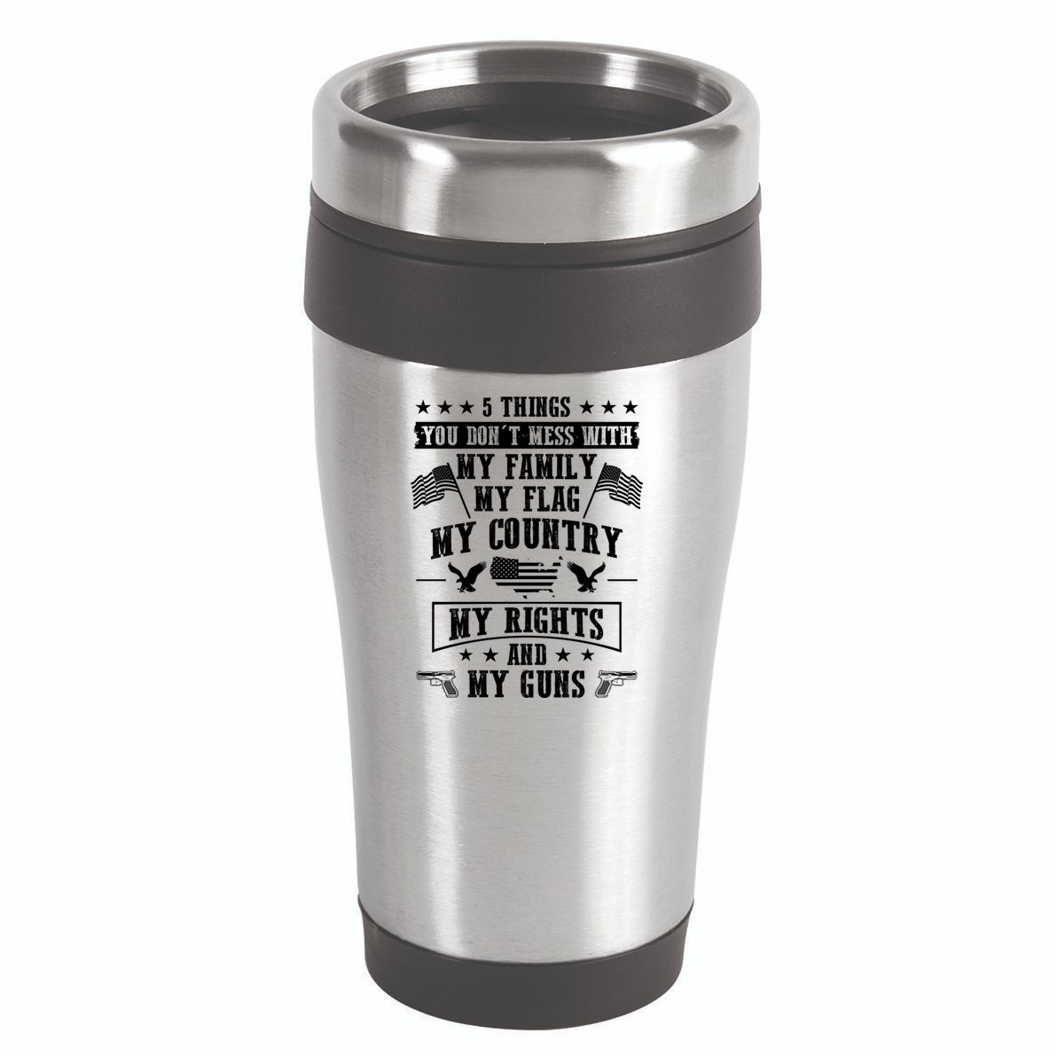 Usa Freedom Good To Be An American Flag Country And Guns Great Gift 16oz Travel Tumbler