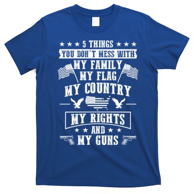 Usa Freedom Good To Be An American Flag Country And Guns Great Gift T-Shirt