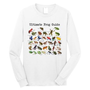 Ultimate Frog Guide Funny Frog Lover Frog Owner Frogs Long Sleeve Shirt