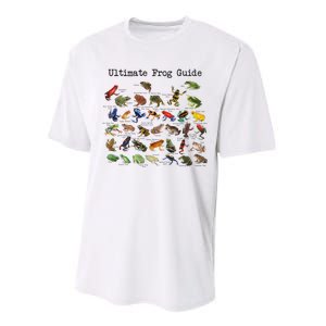 Ultimate Frog Guide Funny Frog Lover Frog Owner Frogs Performance Sprint T-Shirt