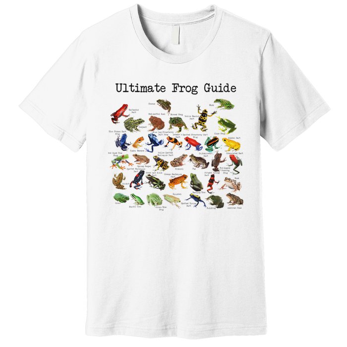 Ultimate Frog Guide Funny Frog Lover Frog Owner Frogs Premium T-Shirt