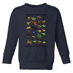 Ultimate Frog Guide Funny Frog Lover Frog Owner Frogs Toddler Sweatshirt