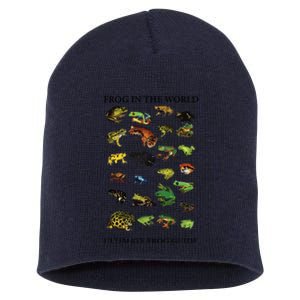 Ultimate Frog Guide Funny Frog Lover Frog Owner Frogs Short Acrylic Beanie