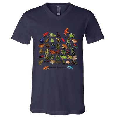 Ultimate Frog Guide Funny Frog Lover Frog Owner Frogs V-Neck T-Shirt