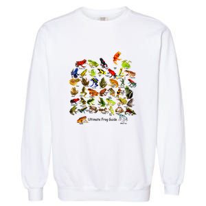 Ultimate Frog Guide Funny Frog Lover Frog Owner Frogs Garment-Dyed Sweatshirt