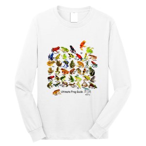 Ultimate Frog Guide Funny Frog Lover Frog Owner Frogs Long Sleeve Shirt