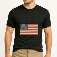USA Flag Graphic Cooling Performance Crew T-Shirt