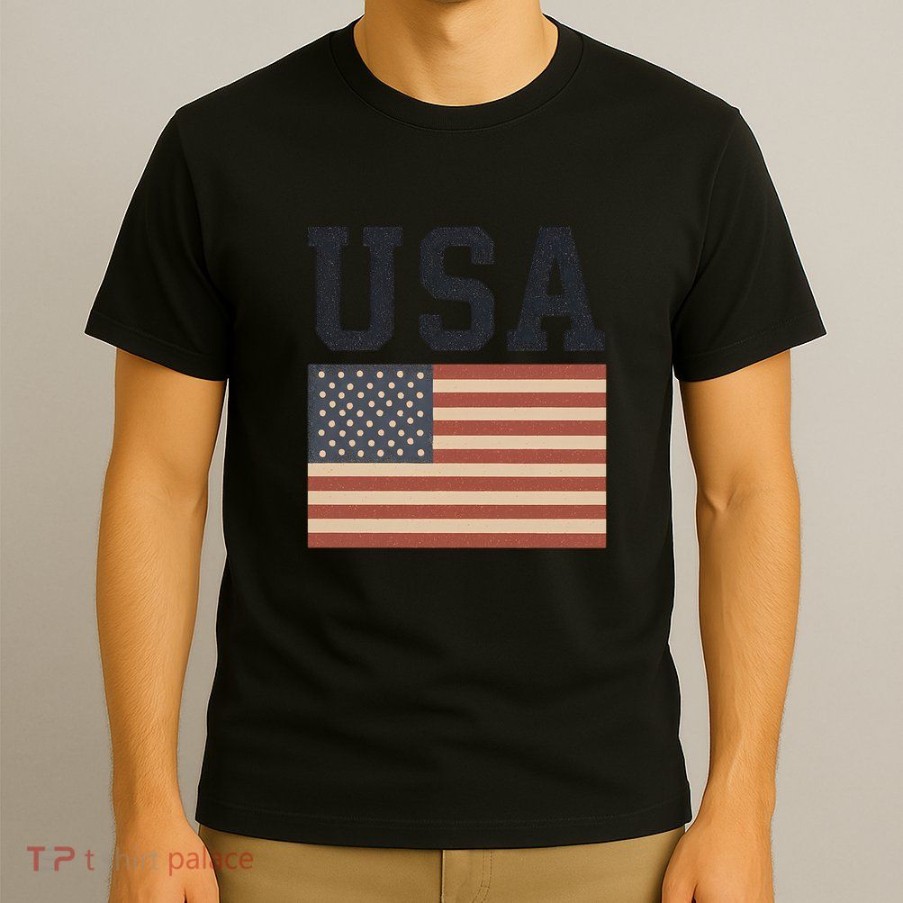 USA Flag Graphic T-Shirt