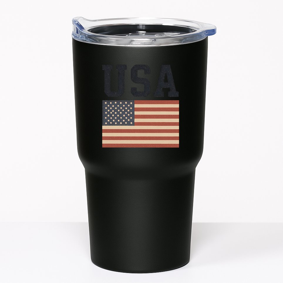 USA Flag Graphic Tumbler