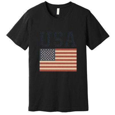 USA Flag Graphic Premium T-Shirt