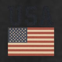 USA Flag Graphic 25L Jumbo Tote