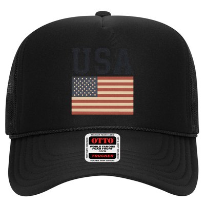 USA Flag Graphic Trucker Hat
