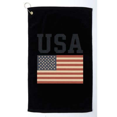 USA Flag Graphic Golf Towel