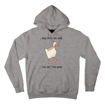 Untitled Funny Goose Game Meme Tall Hoodie